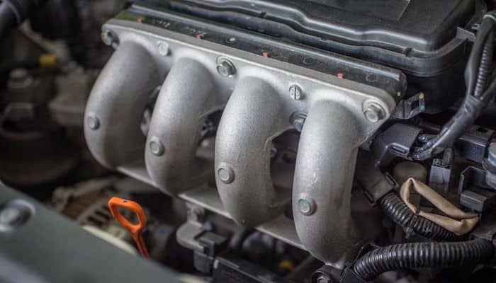 Exhaust manifolds on a yacht.